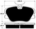 Porterfield Brake Pads for 1989 MERCEDES-BENZ 300CE