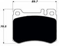Porterfield Brake Pads for 1989 MERCEDES-BENZ 560 SL
