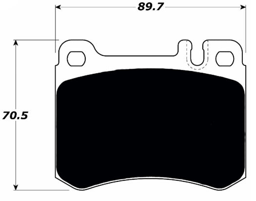 Porterfield Brake Pads for 1988 MERCEDES-BENZ 560 SL