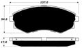 Porterfield Brake Pads for 1990 NISSAN AXXESS