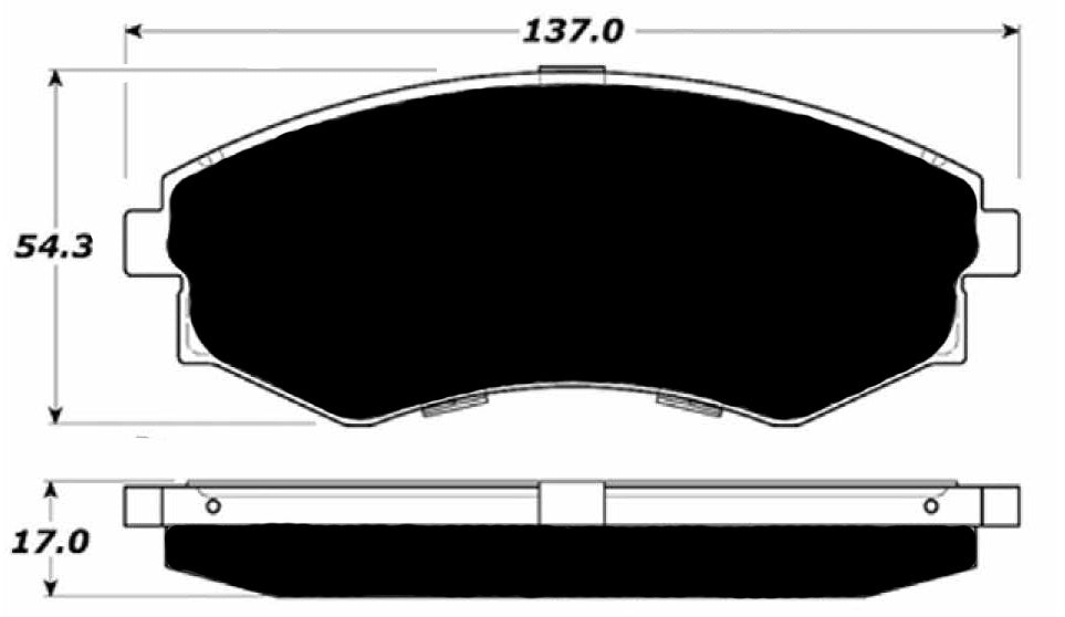 Porterfield Brake Pads for 1990 NISSAN AXXESS