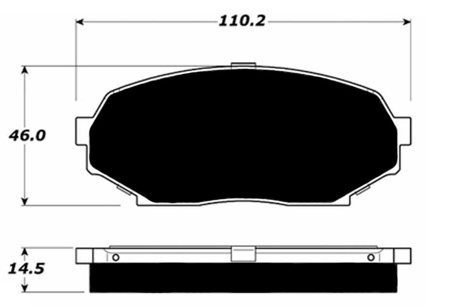 Porterfield Brake Pads for 1989 MAZDA MX-5 MIATA