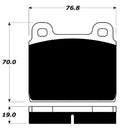 Porterfield Brake Pads for 1979 VOLKSWAGEN TRANSPORTER
