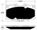 Porterfield Brake Pads for 1990 NISSAN SKYLINE GTR R32