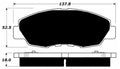 Porterfield Brake Pads for 1997 HONDA ACCORD Coupe 4 Cyl EX