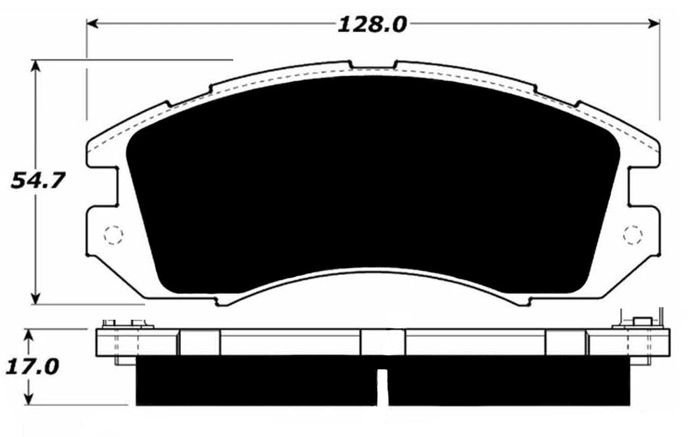 Porterfield Brake Pads for 1995 SUBARU IMPREZA 5 DOOR