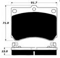 Porterfield Brake Pads for 1990 MAZDA PROTEGE 2WD DOHC Eng