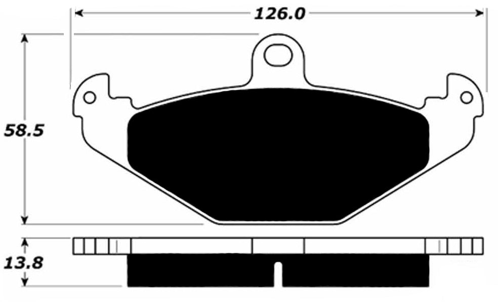 Porterfield Brake Pads for 1999 LOTUS ESPRIT