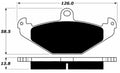 Porterfield Brake Pads for 2004 LOTUS ESPRIT