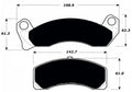 Porterfield Brake Pads for 1986 MERCURY MARQUIS Full Size Police