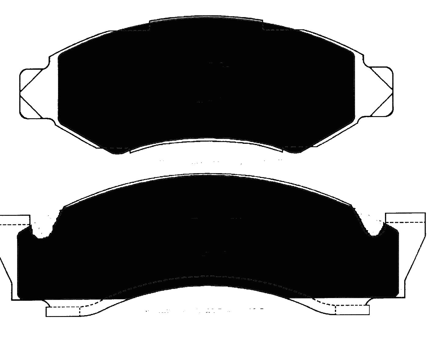 Porterfield Brake Pads for 1972 FORD THUNDERBIRD