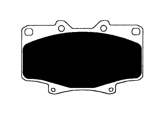 Porterfield Brake Pads for 1996 TOYOTA LANDCRUISER