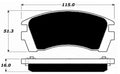 Porterfield Brake Pads for 1992 NISSAN NX Coupe 2.0L w/o ABS