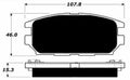Porterfield Brake Pads for 2007 MITSUBISHI Galant Ralliart