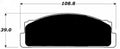Porterfield Brake Pads for 1968 FIAT SPIDER 124