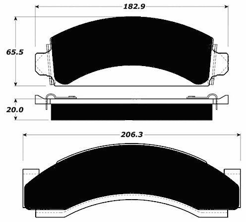 Porterfield Brake Pads for 1990 CHEVROLET C3500 2WD DRW Rear Disc
