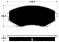 Porterfield Brake Pads for 1992 MAZDA MPV 4WD