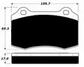 Porterfield Brake Pads for 1998 DODGE VIPER