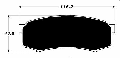 Porterfield Brake Pads for 2017 LEXUS GX 470