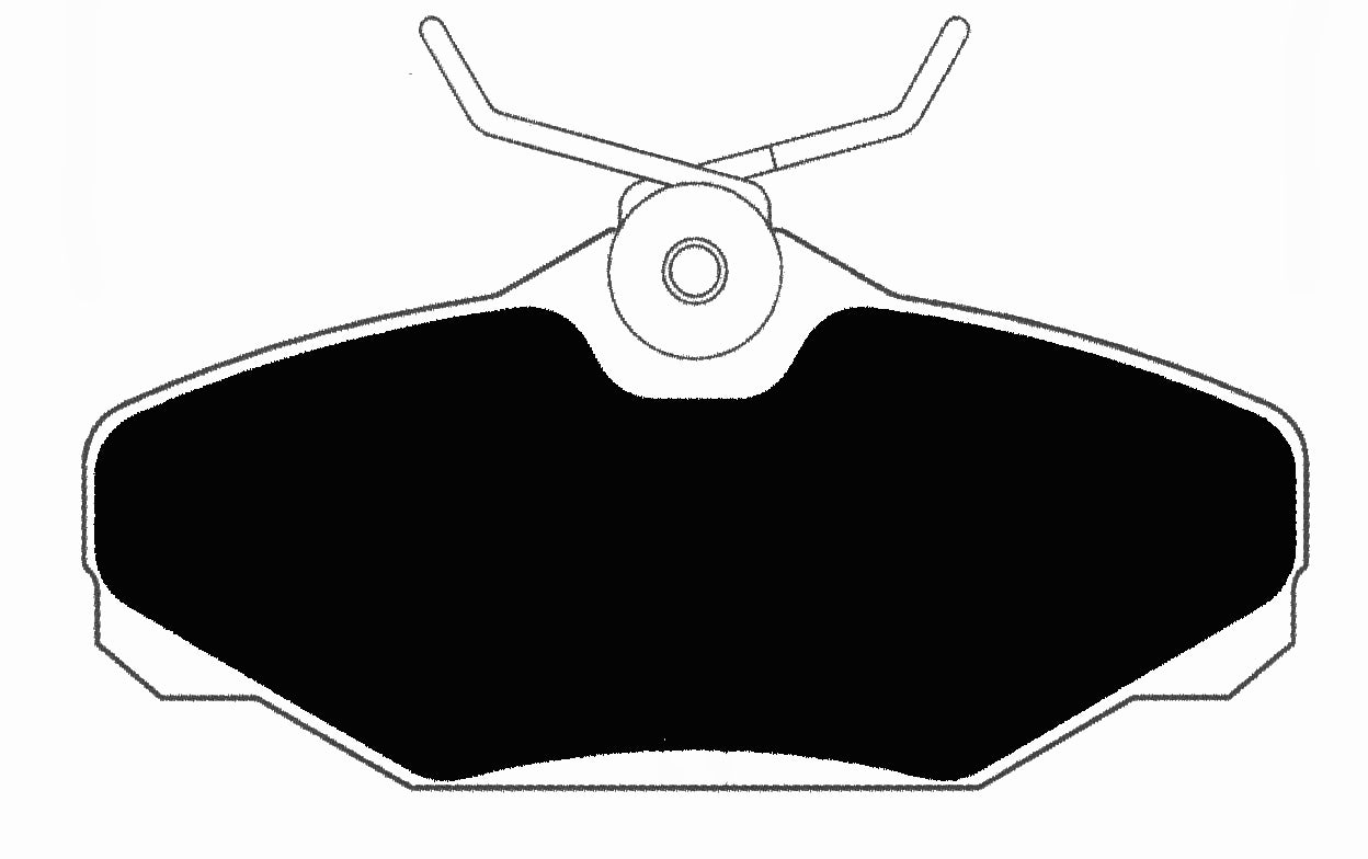 Porterfield Brake Pads for 1996 MERCURY SABLE REAR DISCS