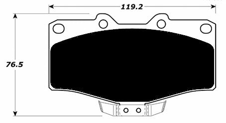 Porterfield Brake Pads for 1993 TOYOTA 4RUNNER
