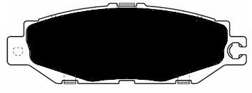 Porterfield Brake Pads for 1993 LEXUS LS 400