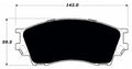 Porterfield Brake Pads for 1996 MAZDA MILLENIA