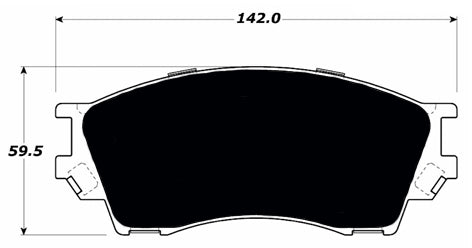 Porterfield Brake Pads for 2000 MAZDA MILLENIA
