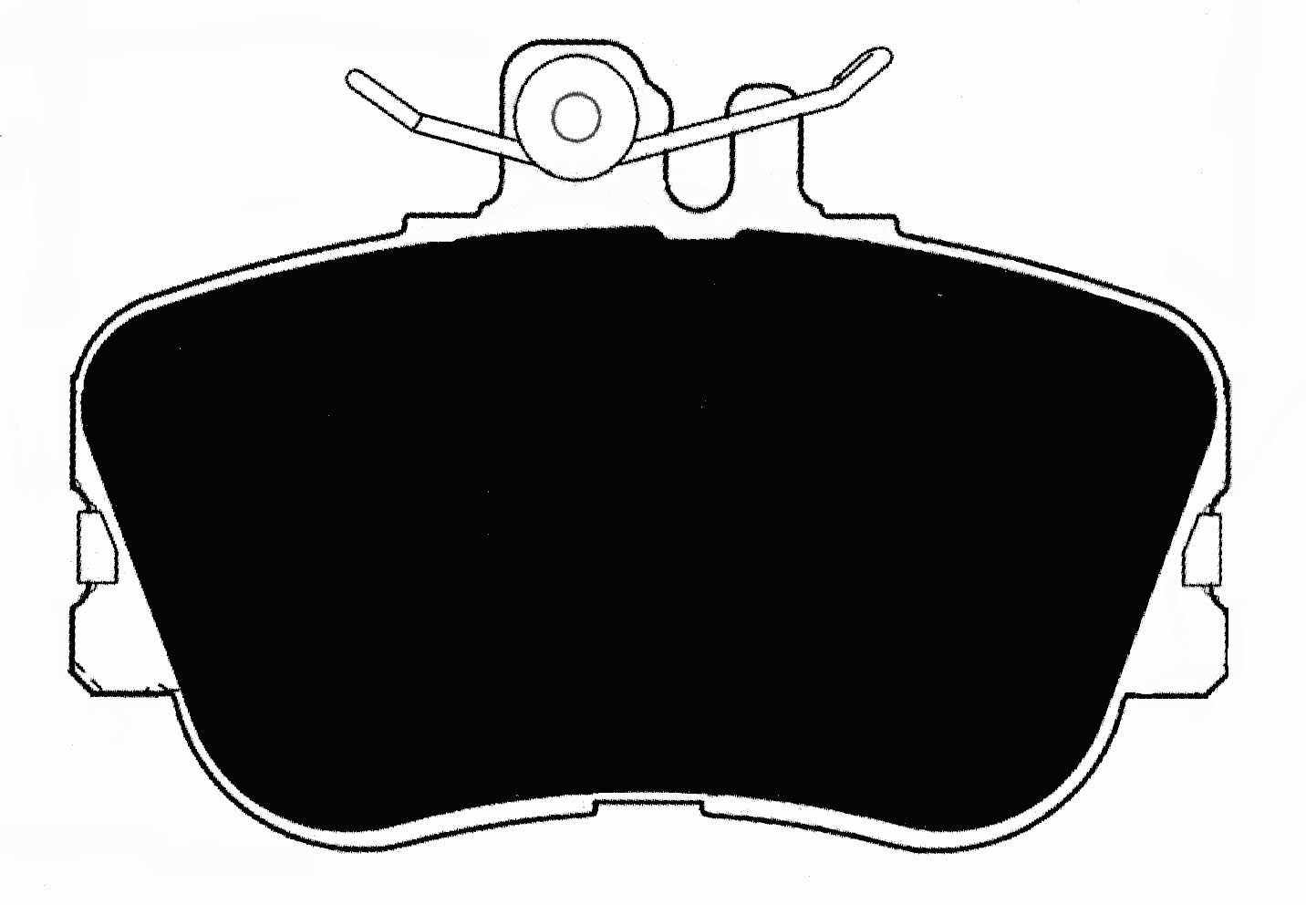 Porterfield Brake Pads for 1994 MERCEDES-BENZ C280 1 Pin Pad Rear Caliper