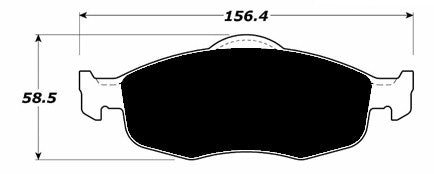 Porterfield Brake Pads for 2003 MERCURY COUGAR 6 Cyl R/Drum w/o sensor