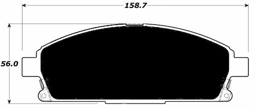 Porterfield Brake Pads for 1996 NISSAN PATHFINDER