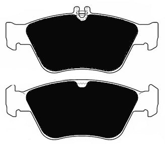 Porterfield Brake Pads for 1996 MERCEDES-BENZ C280 2 Pin Pad Rear Caliper