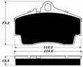 Porterfield Brake Pads for 2006 PORSCHE CAYMAN Coupe S w/Iron Discs