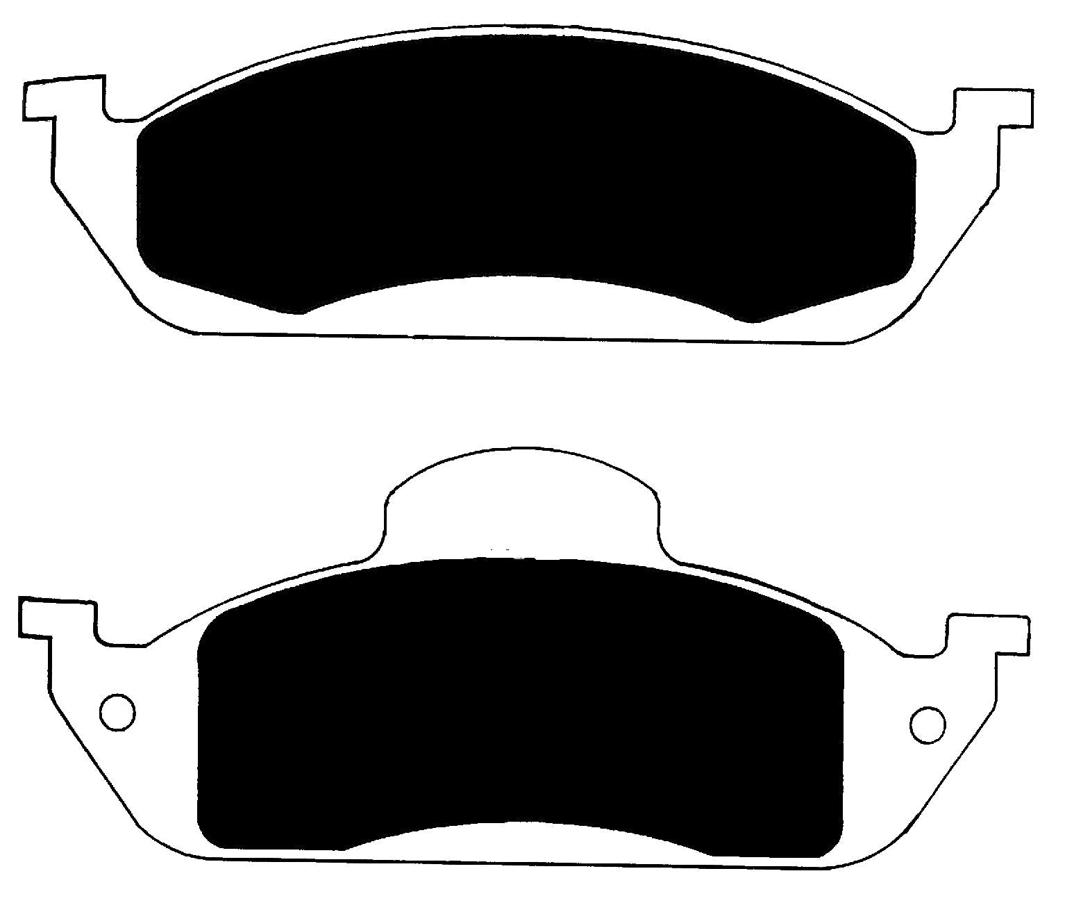 Porterfield Brake Pads for 2004 MERCEDES-BENZ ML320