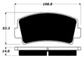 Porterfield Brake Pads for 1981 MAZDA RX 7 R/Drum