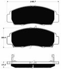 Porterfield Brake Pads for 2003 ACURA RL