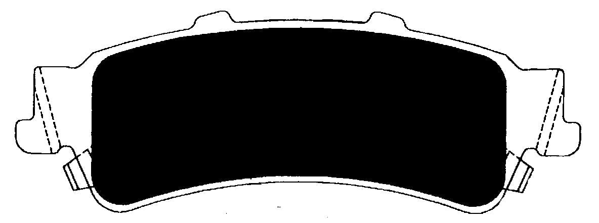 Porterfield Brake Pads for 2000 GMC YUKON XL 2WD 1/2 Ton w/o limited slip axle