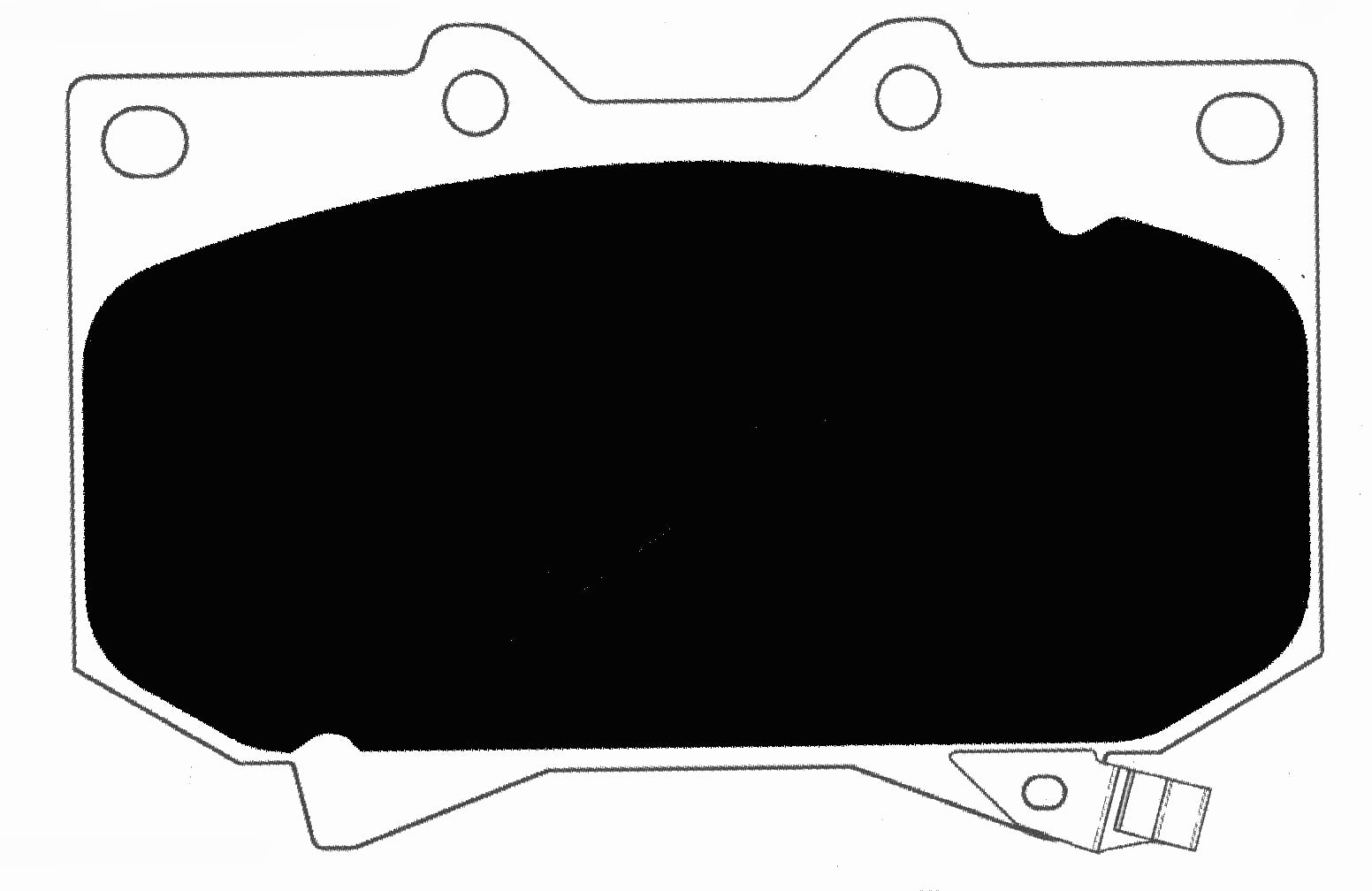 Porterfield Brake Pads for 2002 TOYOTA TUNDRA