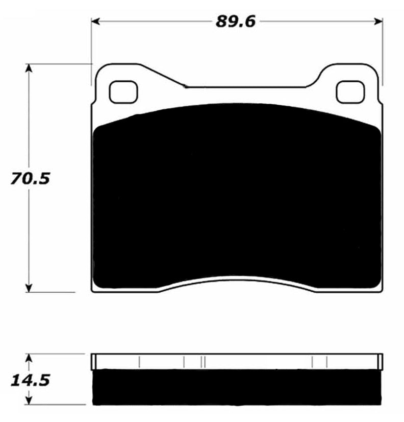 Porterfield Brake Pads for 1980 FERRARI 512 BB