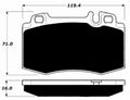 Porterfield Brake Pads for 1995 MERCEDES-BENZ SL600