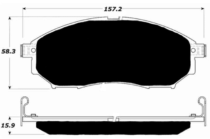 Porterfield Brake Pads for 2006 INFINITI M35
