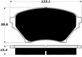 Porterfield Brake Pads for 2003 MAZDA MX-5 MIATA