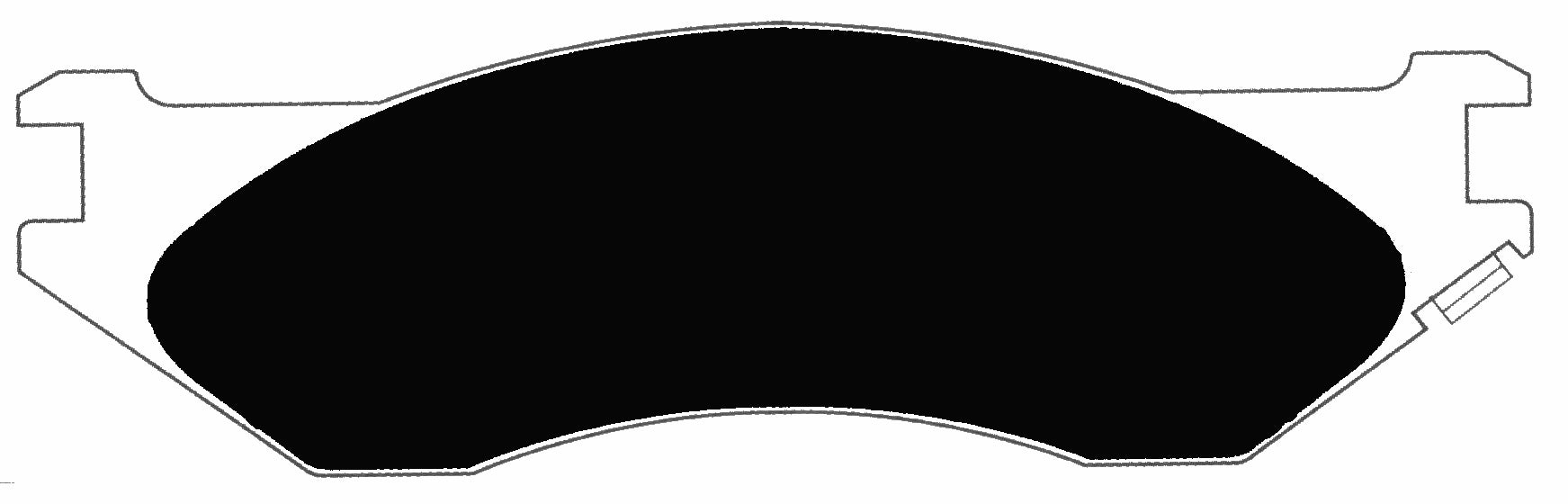 Porterfield Brake Pads for 2003 DODGE RAM 1500 2WD
