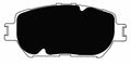 Porterfield Brake Pads for 2004 TOYOTA CAMRY Made in Japan