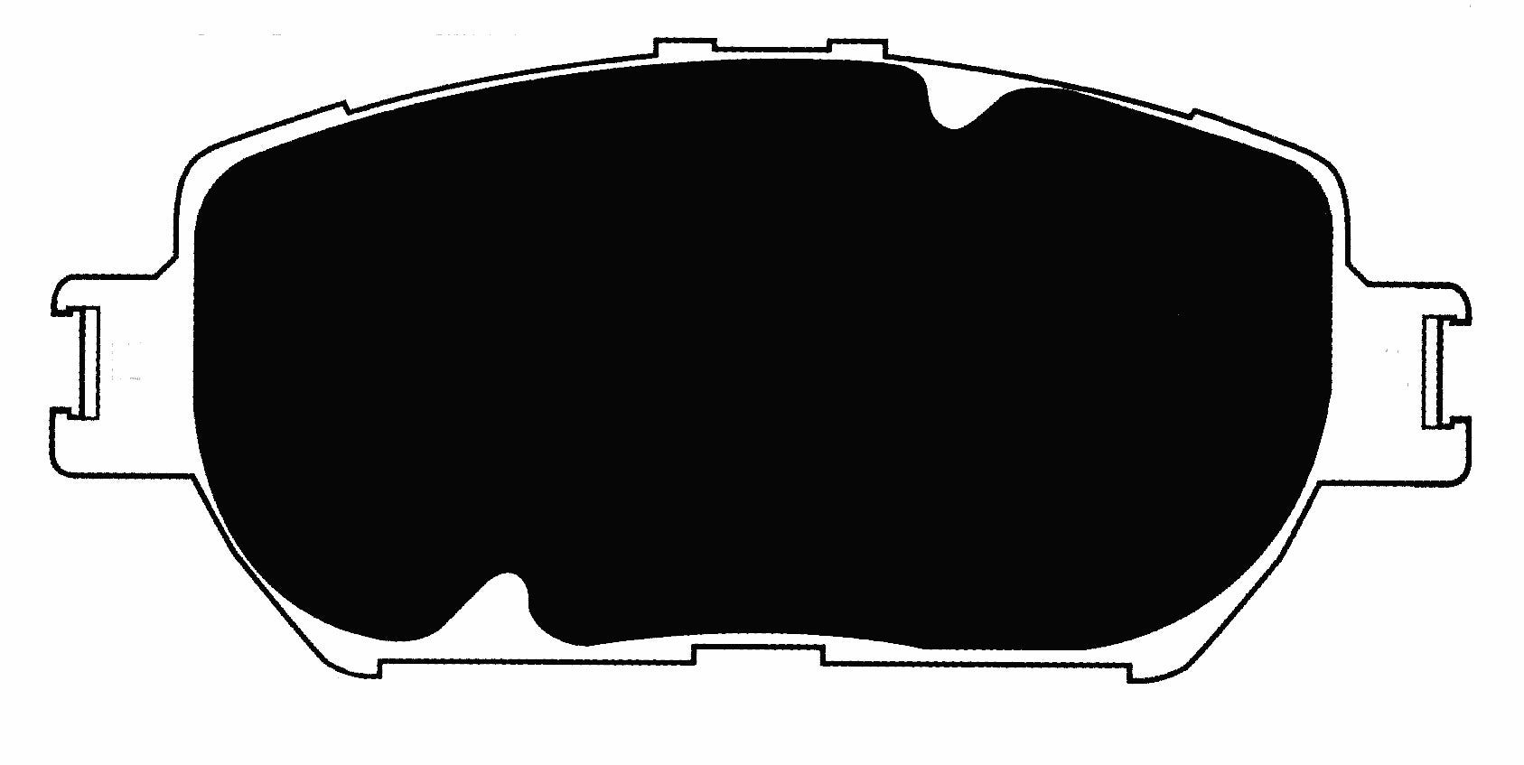 Porterfield Brake Pads for 2004 TOYOTA CAMRY Made in Japan