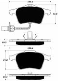 Porterfield Brake Pads for 2003 AUDI Allroad 2 Pad Front Caliper