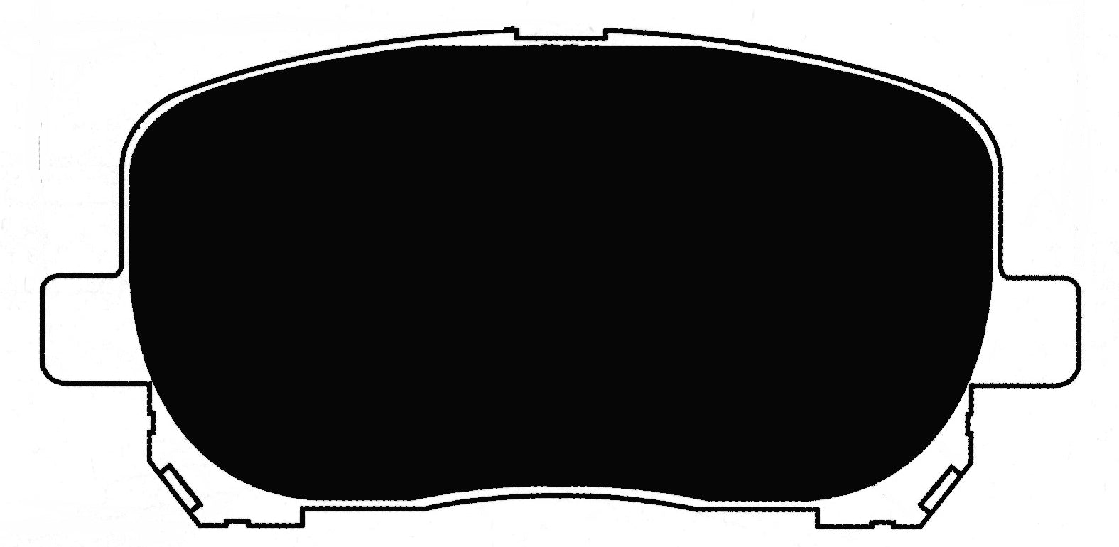 Porterfield Brake Pads for 2003 PONTIAC VIBE