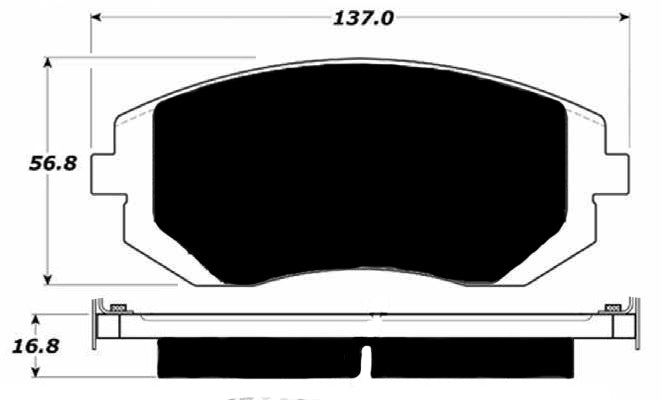 Porterfield Brake Pads for 2003 SUBARU LEGACY SEDAN LS