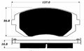 Porterfield Brake Pads for 2003 SUBARU FORESTER 2.5XT Turbo