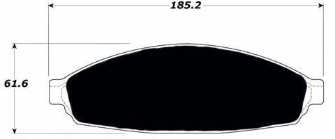 Porterfield Brake Pads for 2004 LINCOLN TOWN CAR